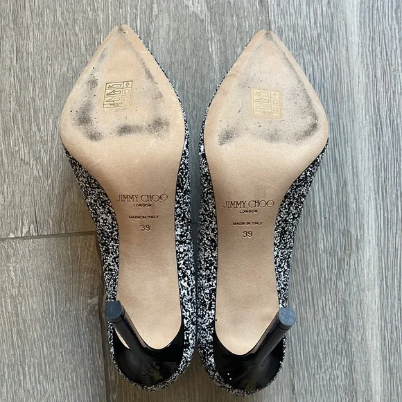 JIMMY CHOO pumps in black and white pallets - Picture 4 of 4